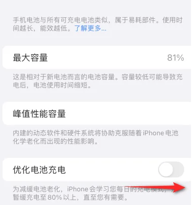 大竹苹果15维修分享iPhone15充电到80%就充不进电了怎么办 