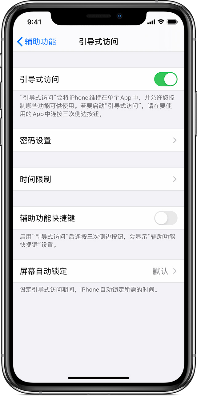 大竹苹果手机维修分享如何在 iPhone 上退出引导式访问 